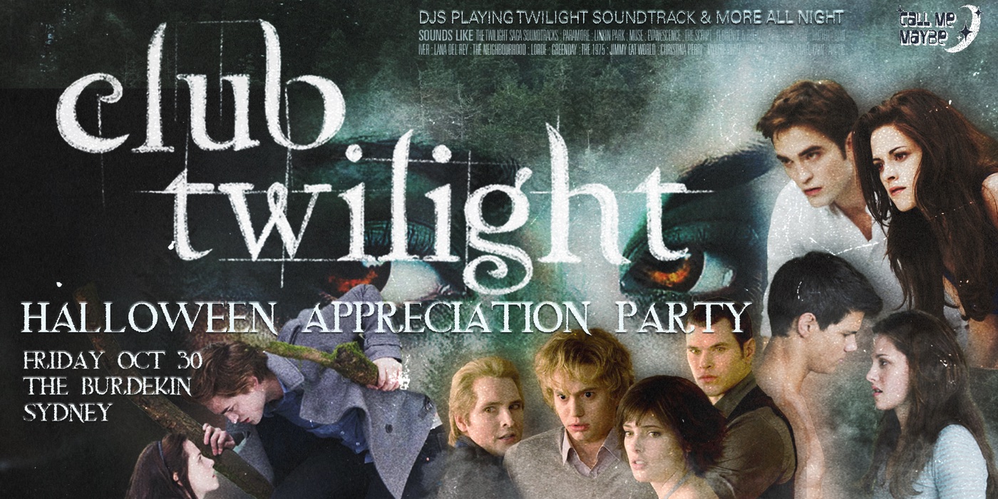 Call Me Maybe's Twilight Halloween poster