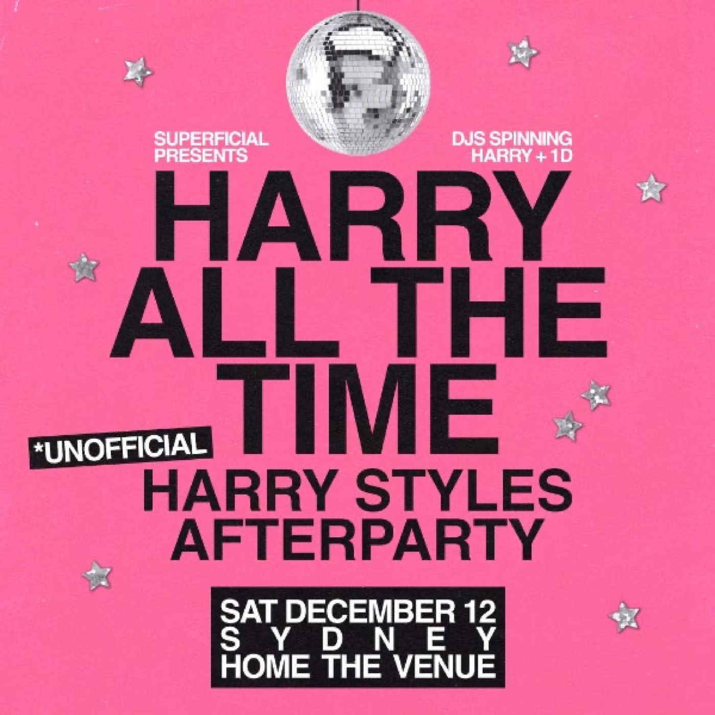Harry All the Time: Unofficial Harry Styles Afterparty (Night 1) poster
