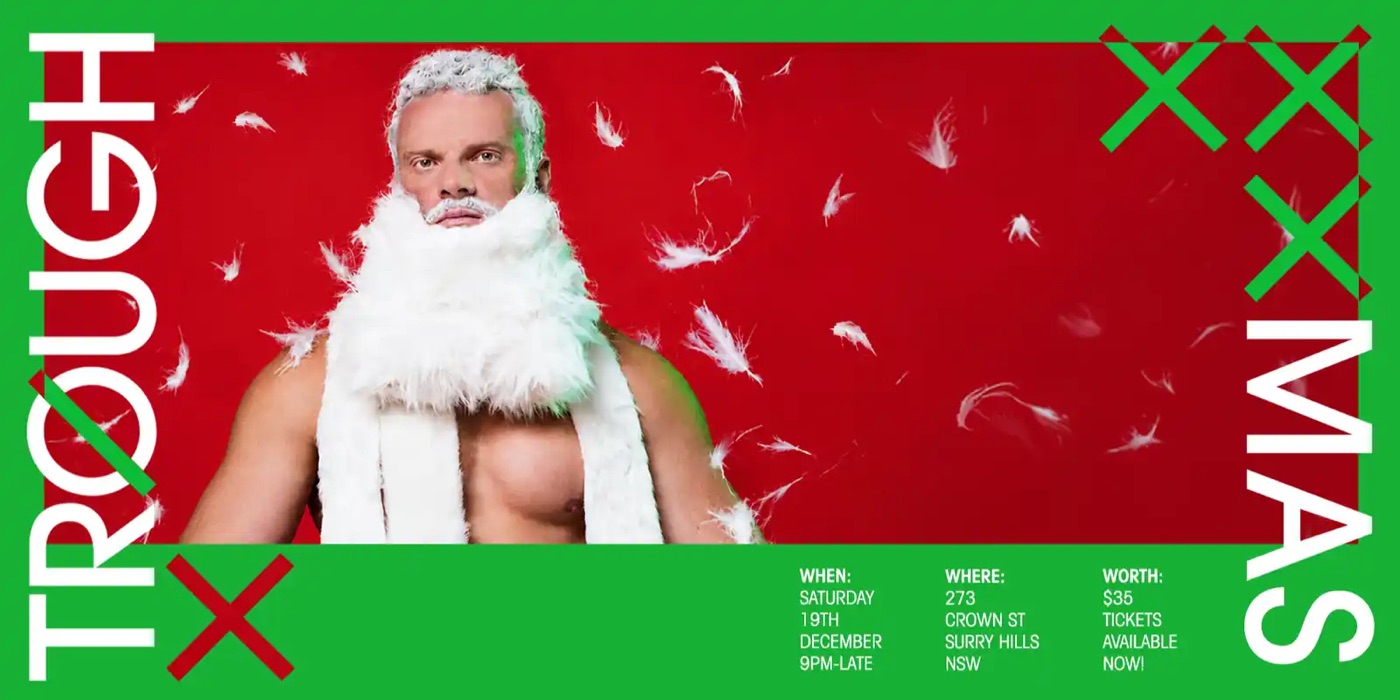 TROUGH XXXMAS poster