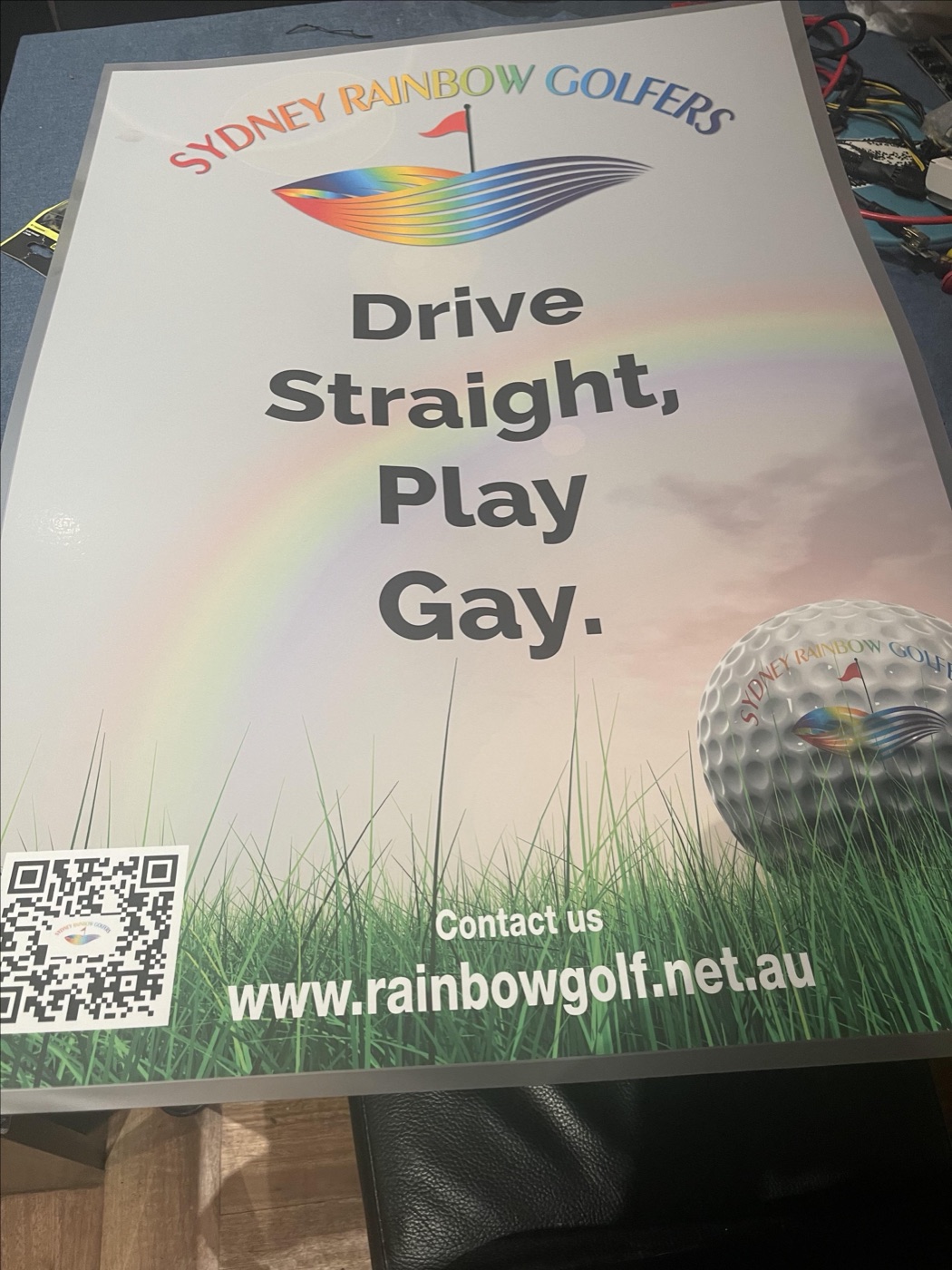 Rainbow Golf Day 2027 poster