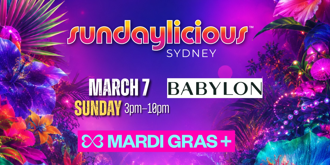 Sundaylicious: Mardi Gras poster